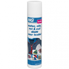 HG WATER, OLIE, VET & VUIL DICHT VOOR TEXTIEL 300 ML