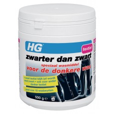 HG ZWARTER DAN ZWART SPECIAAL WASMIDDEL VOOR DE DONKERE WAS 500 GR