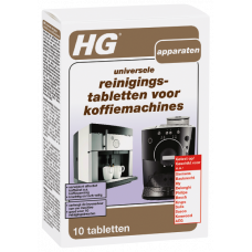 HG UNIVERSELE REINIGINGSTABLETTEN VOOR KOFFIEMACHINES NL 10 PCS