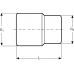 DOP 1/2 LANG 6-KANT 23MM