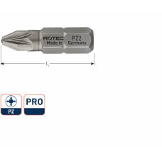 PRO INSERTBIT PZ 1 L=25MM C 6,3 BASIC