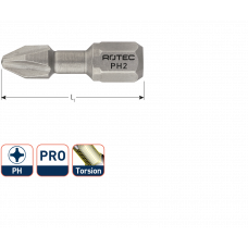 PRO INSERTBIT PH 1 L=25MM C 6,3 TORSION BASIC