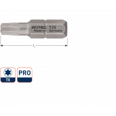 PRO INSERTBIT T 10 L=25MM C 6,3 BASIC