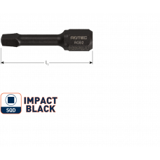 IMPACT INSERTBIT SQD 2 L=30MMC 6,3 BASIC