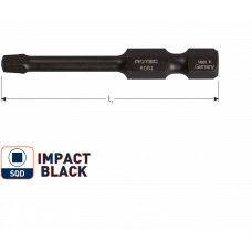 IMPACT INSERTBIT SQD 1 L=50MME 6,3 BASIC