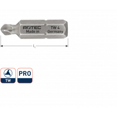 PRO INSERTBIT TW3 L= 25MM C 6,3 BASIC