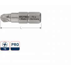 PRO INSERTBIT TS10 L= 25MM C 6,3 BASIC