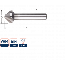 VHM VERZINKFREES 90°, DIN 335C, ø6,3 (M3)