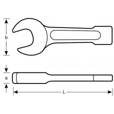 SLAGSTEEKSLEUTEL 41MM