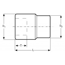 3/8 DOP 12-KANT 12MM