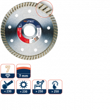 DIAMANTZAAG TURBO FINE CUT 230/25,4