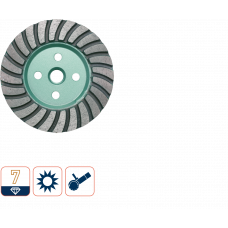 KOMSCHIJF PREMIUM LINE TURBO MIDDEL 100 / M14