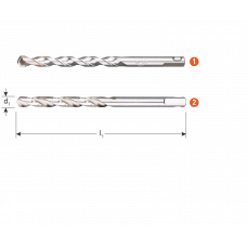 CENTREERBOOR HSS 7,4X120