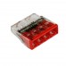 WAGO 4V LASKLEM MINI 4XZ0.5-2.5 ROOD WAGO