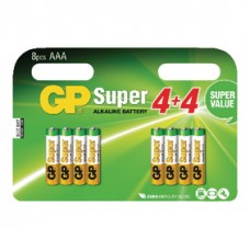 MULTIPACK GP SUPER ALKALINE AAA 8 STUKS