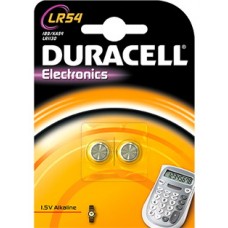 DURACELL ALKALINE 2 X LR54 1,5V ZILVER DURACELL