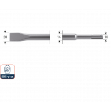 SDS-PLUS PLATTEBEITEL, 20X250