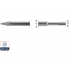 SDS-PLUS PUNTBEITEL, L=250