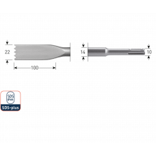 SDS-PLUS TANDBEITEL, 22X250