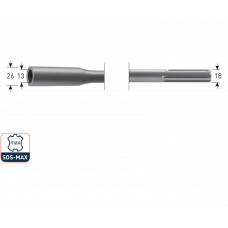 SDS-MAX AARDPENADAPTER, ø13X26