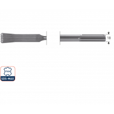 SDS-MAX PATENTVOEGBEITEL, LANG, 38X270X7