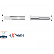 SDS-MAX PLATTE BEITEL, EXTREME, 25X400