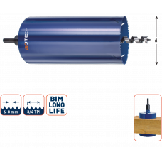 DAKDOORVOERBOOR 110X150MM 4-6TPI INCL.BOOR +6KT ADAPTER