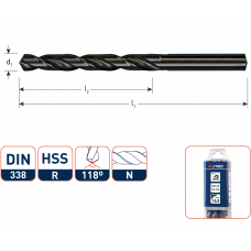 HSS-R SPIRAALBOOR, DIN 338, TYPE N, ø0,2