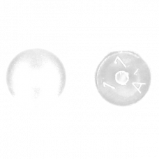 AFDEKKAPJE MET PIN WIT R9010/100ST
