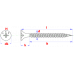 SNELBOUWSCHROEF PGB "S" 4,2X75 GEFOSF.