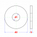 SLUITRING DIN 9021 M10 30/10,5 A2/15