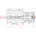 RAAMPLUG +SCHROEF VZK TX Ø8X80 NZN 8 X 80