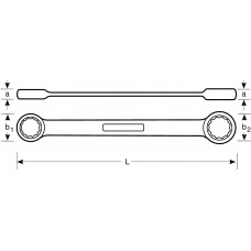 PLATTE RINGSLEUTEL 8-9MM