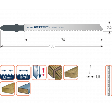 DECOUPEERZAGEN DC190 / T101BR(VPE 2 STUKS)