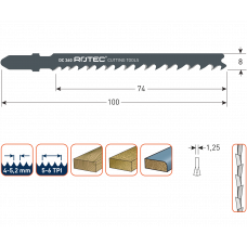 DECOUPEERZAGEN DC360 / T144D(VPE 5 STUKS)