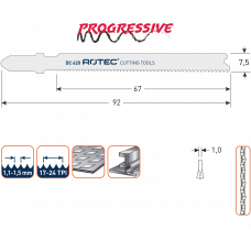 DECOUPEERZAGEN DC620 / T118A(VPE 5 STUKS)