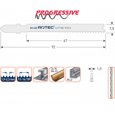 DECOUPEERZAGEN DC640 / T118B(VPE 5 STUKS)