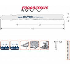 DECOUPEERZAGEN DC650 /(VPE 5 STUKS)