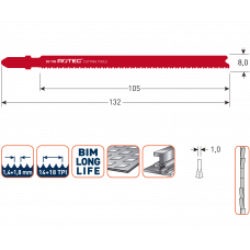 DECOUPEERZAGEN DC730 / (VPE 5STUKS)