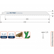 RECIPROZAGEN RC120 / 1111K (VPE 5 STUKS)