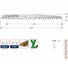 RECIPROZAGEN RC140 / 1542K (VPE 5 STUKS)