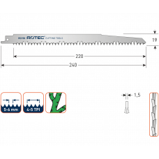 RECIPROZAGEN RC150 / 1531L (VPE 25 STUKS)