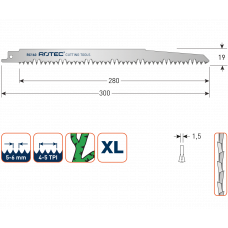 RECIPROZAGEN RC160 / 1531XL (VPE 5 STUKS)