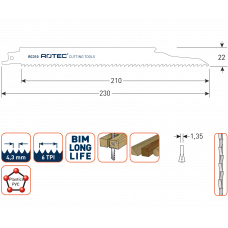 RECIPROZAGEN RC310 / (VPE 5 STUKS)