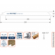 RECIPROZAGEN RC490 / 1122HF (VPE 5 STUKS)