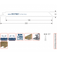 RECIPROZAGEN RC530 / 1122VF (VPE 5 STUKS)