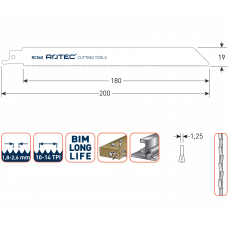 RECIPROZAGEN RC560 / 1125VF (VPE 5 STUKS)