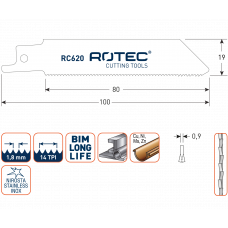 RECIPROZAGEN RC620 / 522BF (VPE 5 STUKS)