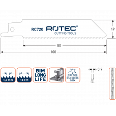 RECIPROZAGEN RC720 / 522EF (VPE 5 STUKS)