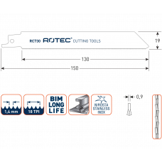 RECIPROZAGEN RC730 / 922EF (VPE 5 STUKS)